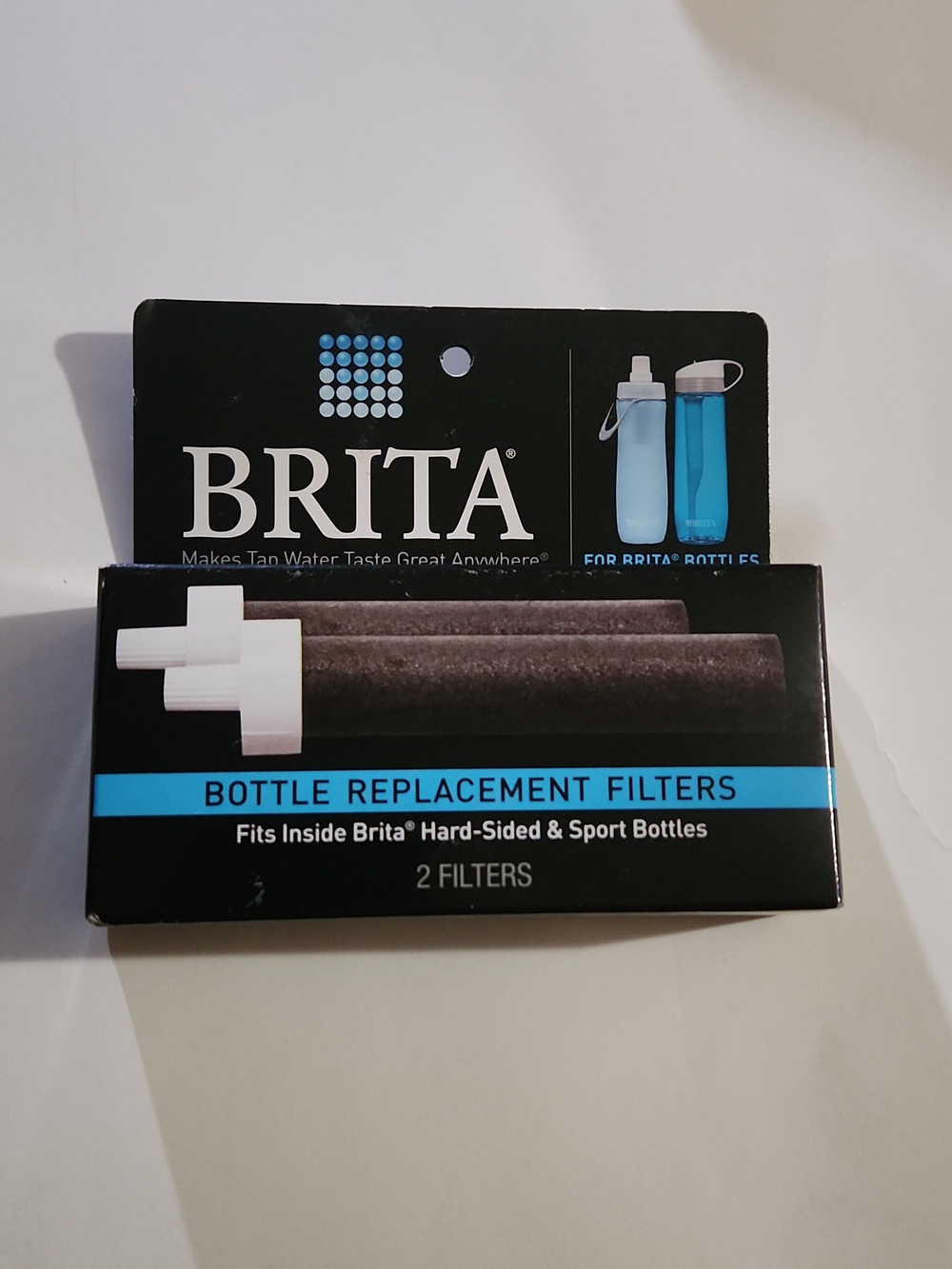 BRITA Replacement Bottle Filters — Black with Blue and White Accents